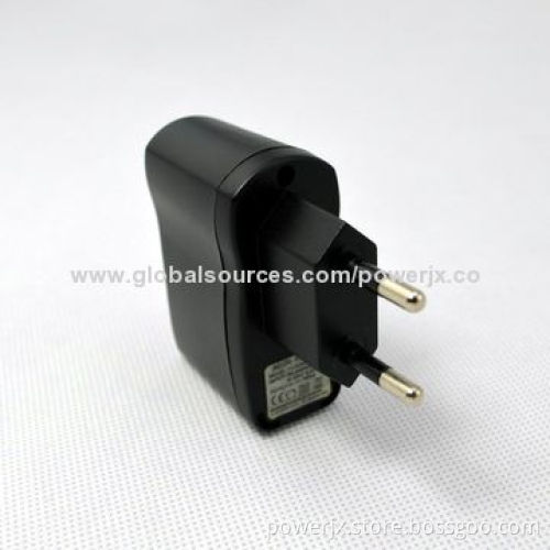 2 Pins Plug Designed 100% OEM Compatible 5V/1,000mA USB Adapter, Over-temperature Protection